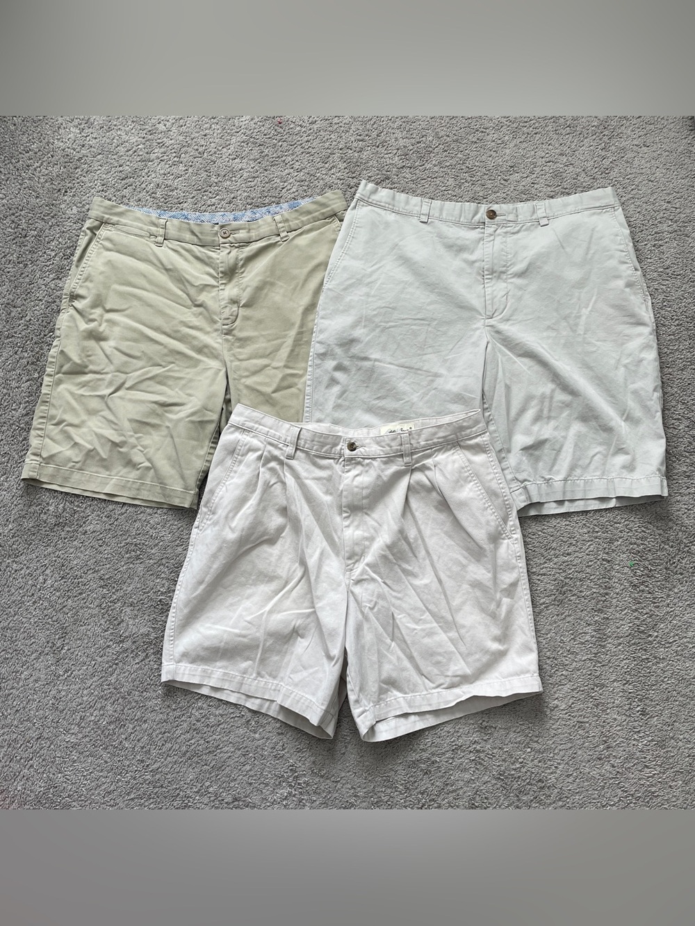 Men's Shorts Trio 36 Waist - Tommy Bahama Eddie Bauer Banana Republic